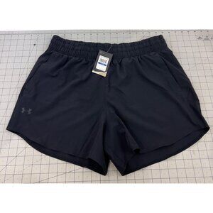 Women's Under Armour Flex Woven Black 5" Shorts XL NWT